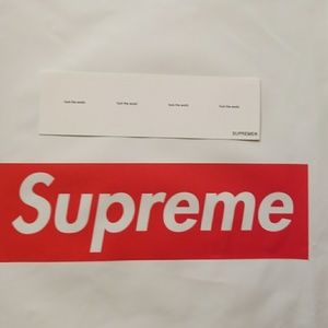 Supreme ftw sticker